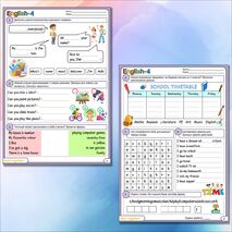 Spotlight 4 Сборник упражнений / Занимательные задания / Комплект рабочих листов к УМК 