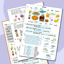 Рабочий лист по английскому языку «My Favourite Food / Моя любимая еда» ( с заданиями на аудирование и чтение)