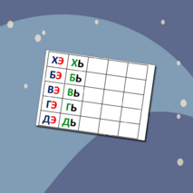 Слоговая таблица