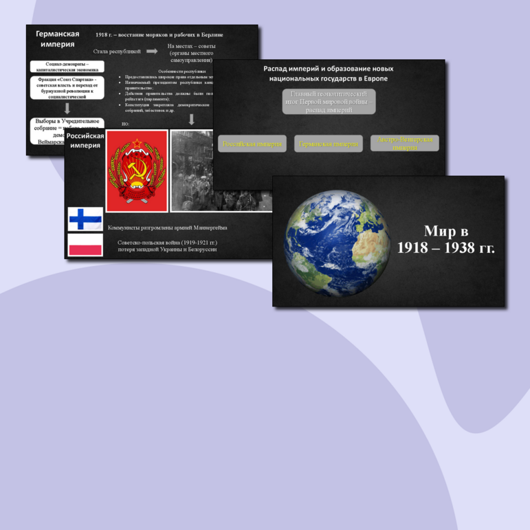Презентация "Мир в 1918 – 1938 гг".» // УМК. авт. В. Р. Мединский, А. В ...