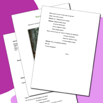 Сценарий экологической сказки 