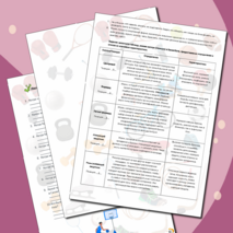 Рабочий лист по физической культуре: Баскетбол