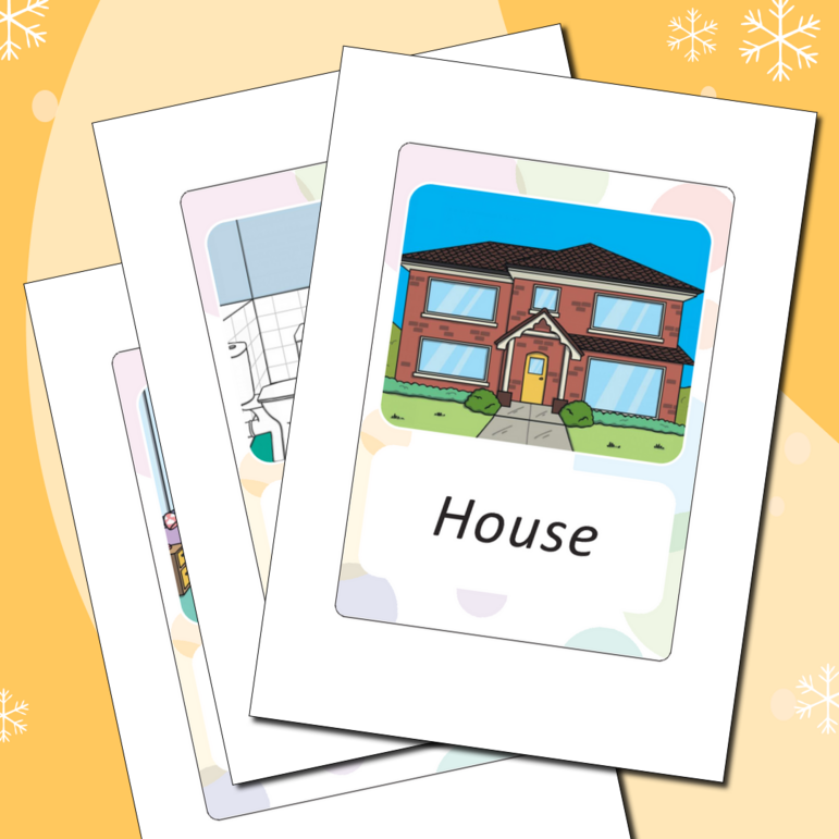 Карточки на тему - My House - Flashcards