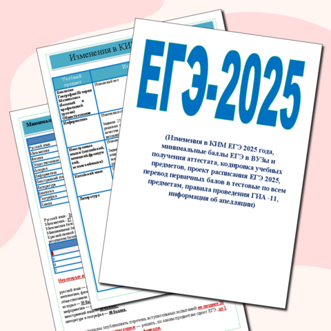 Оформление стенда ЕГЭ -2025