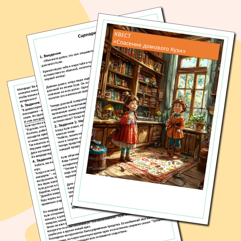 Квест игра для детей 3-5 лет