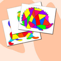 РАСКРАСКИ Витражи для школьников и дошкольников (шаблоны для раскрашивания+ готовые макеты)