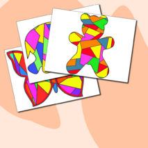 РАСКРАСКИ Витражи для школьников и дошкольников (шаблоны для раскрашивания+ готовые макеты)