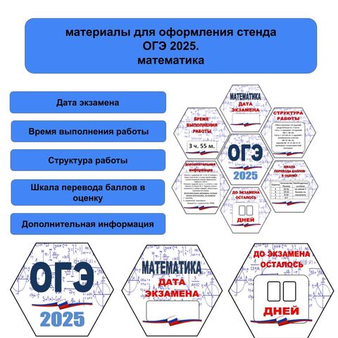 Материалы для оформления стенда 