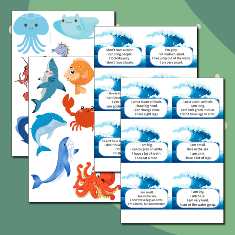 Дидактическая игра - загадки по английскому языку по теме 