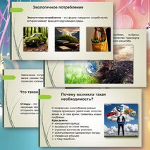Презентация по теме «Экологичное потребление»