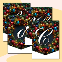 Флажки-растяжка «С Новым годом!»