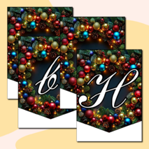 Флажки-растяжка «С Новым годом!»