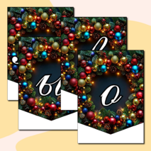 Флажки-растяжка «С Новым годом!»