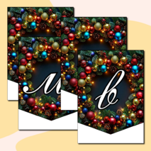 Флажки-растяжка «С Новым годом!»