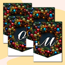 Флажки-растяжка «С Новым годом!»