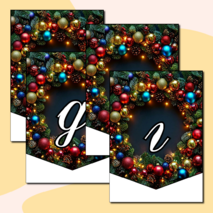 Флажки-растяжка «С Новым годом!»