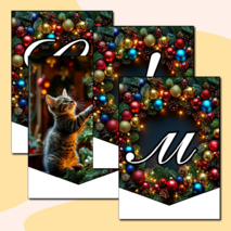 Флажки-растяжка «С Новым годом!»