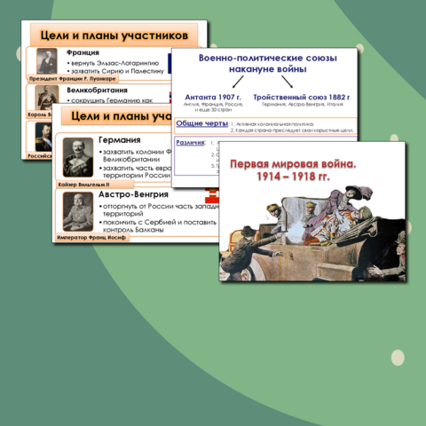 Презентация "Первая мировая война"