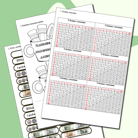 Интерактивная тетрадь по математике для правил 2 класс