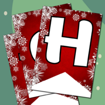 Флажки-растяжка «С Новым годом!»