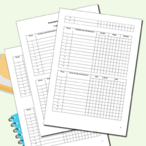 Журнал Внеурочной деятельности(шаблон).