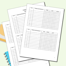 Журнал Внеурочной деятельности(шаблон).