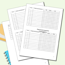 Журнал Внеурочной деятельности(шаблон).