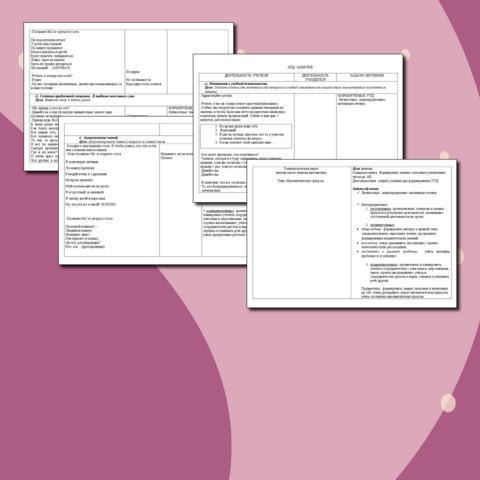 Технологическая карта внеклассного занятия по математике. Тема. Математические фокусы.
