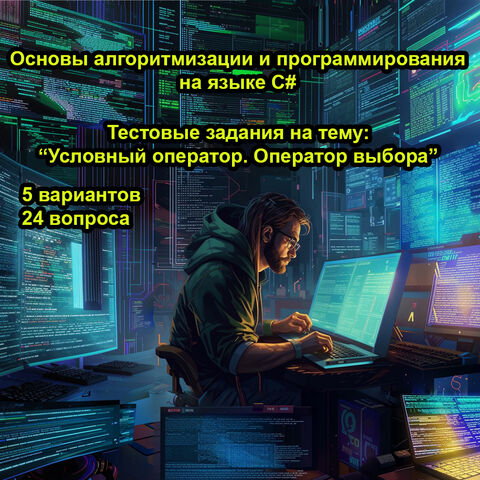 Тестовые задания по Основам программирования на языке С# на тему: 