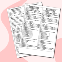 Проверочная работа по разделу 