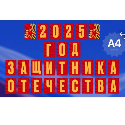 Год Защитника Отечества (2025). Оформление