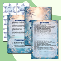 Winter Speaking Cards