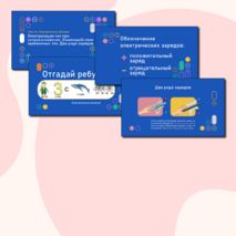 Презентация по физике «Электризация тел при соприкосновении. Взаимодействие заряженных тел. Два рода зарядов»