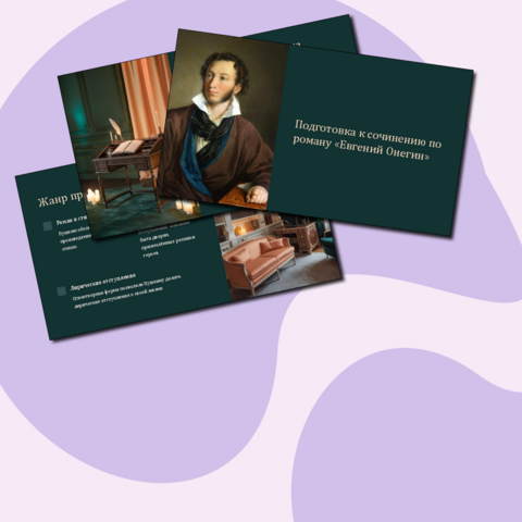 Развитие речи. Подготовка к сочинению по роману "Евгений Онегин"