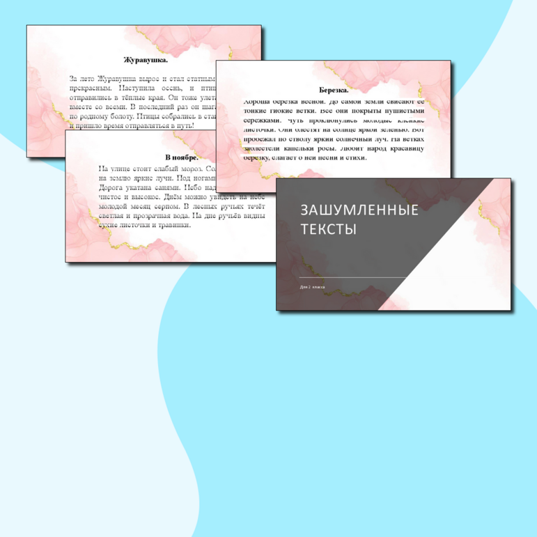 Тренажер "Зашумленные тексты для чтения (2 класс)"