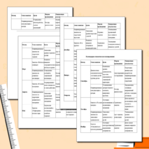 Календарно -тематическое планирование работы педагога-психолога с детьми группы риска. На 2025-2026 учебный год.