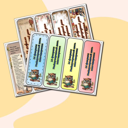 Закладки, обложки