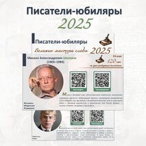 Русские писатели-юбиляры 2025