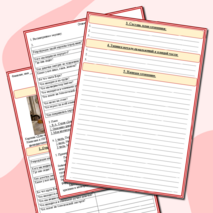 Рабочий лист. Сочинение по картине В.А. Серова «Девочка с персиками» 3 класс