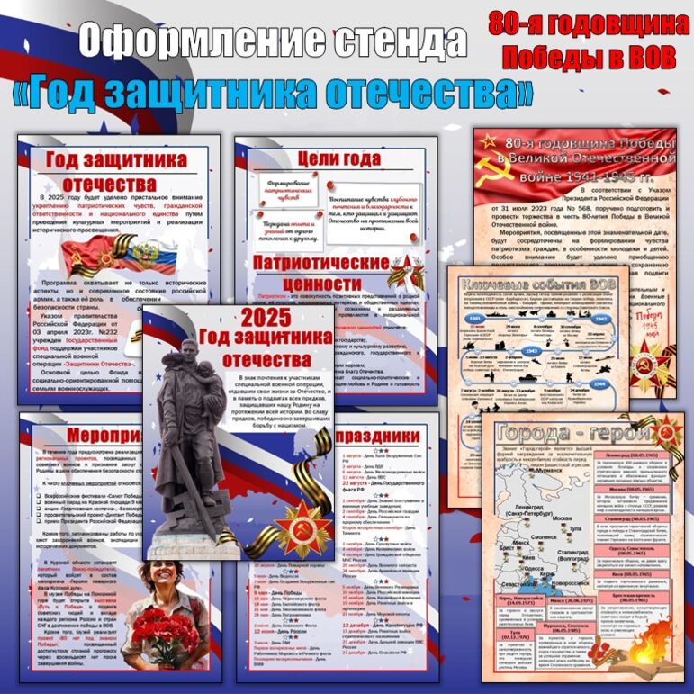 Название проектов посвященных году защитников отечества