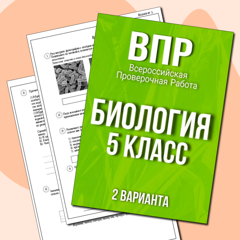 Тренажер "ВПР по биологии 5 класс"
