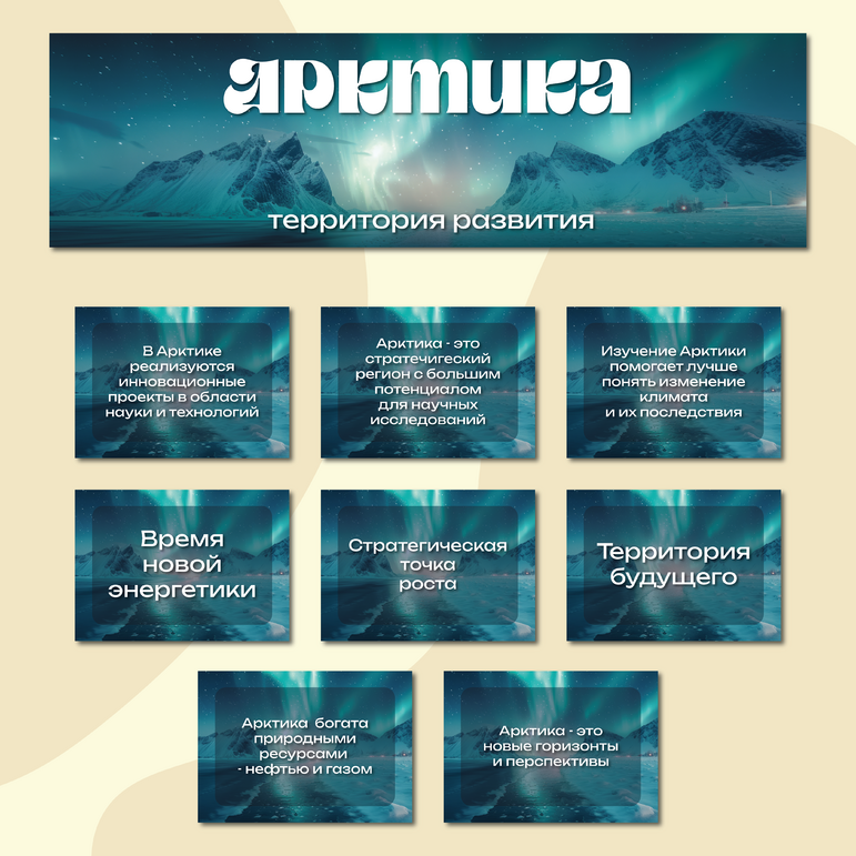 Оформление «Арктика - территория развития»