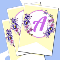 Праздничная растяжка-гирлянда 