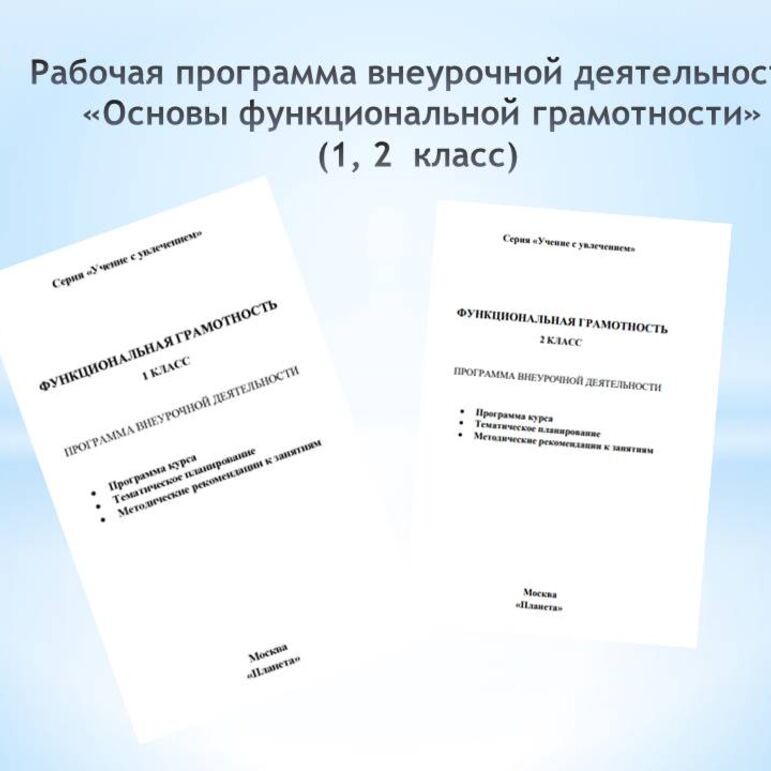 Рабочая программа внеурочной деятельности по функциональной грамотности