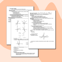 Графики функций: y = kx, y = kx + b, y=k/x, y=x³, y=vx, y=|x|