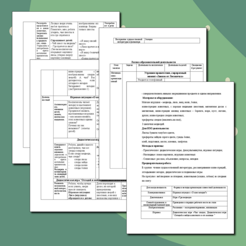 Конспект НОД по речевому развитию в средней группе по формированию грамматического строя речи на тему: «Юные следопыты»