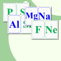 Карточки для изучения названий химических элементов (50 шт)