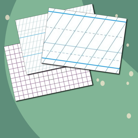 Рабочие листы разлиновка для доски. Частая косая линия с дополнительной горизонтальной, клетка, линия.