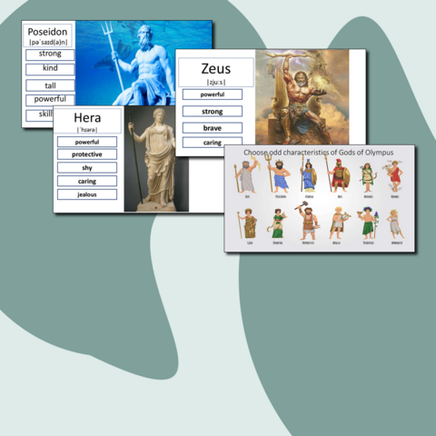 Презентация «Greek Gods. Сharacter traits»