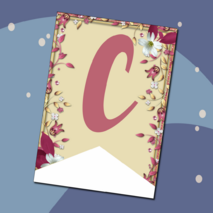 Праздничное оформление к 8 марта. Растяжка-гирлянда